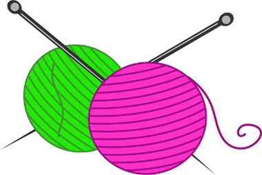 Image of Knitting Needles and Balls of Wool